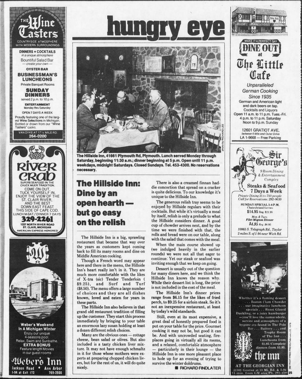 Courthouse Grille (Hillside Inn, Ernestos) - Feb 22 1976 Review